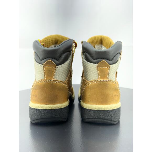 Timberland Field Boots Toddler Sz 4.5 Wheat Leather 6-Inch Kids TB044893231 - Picture 8 of 12